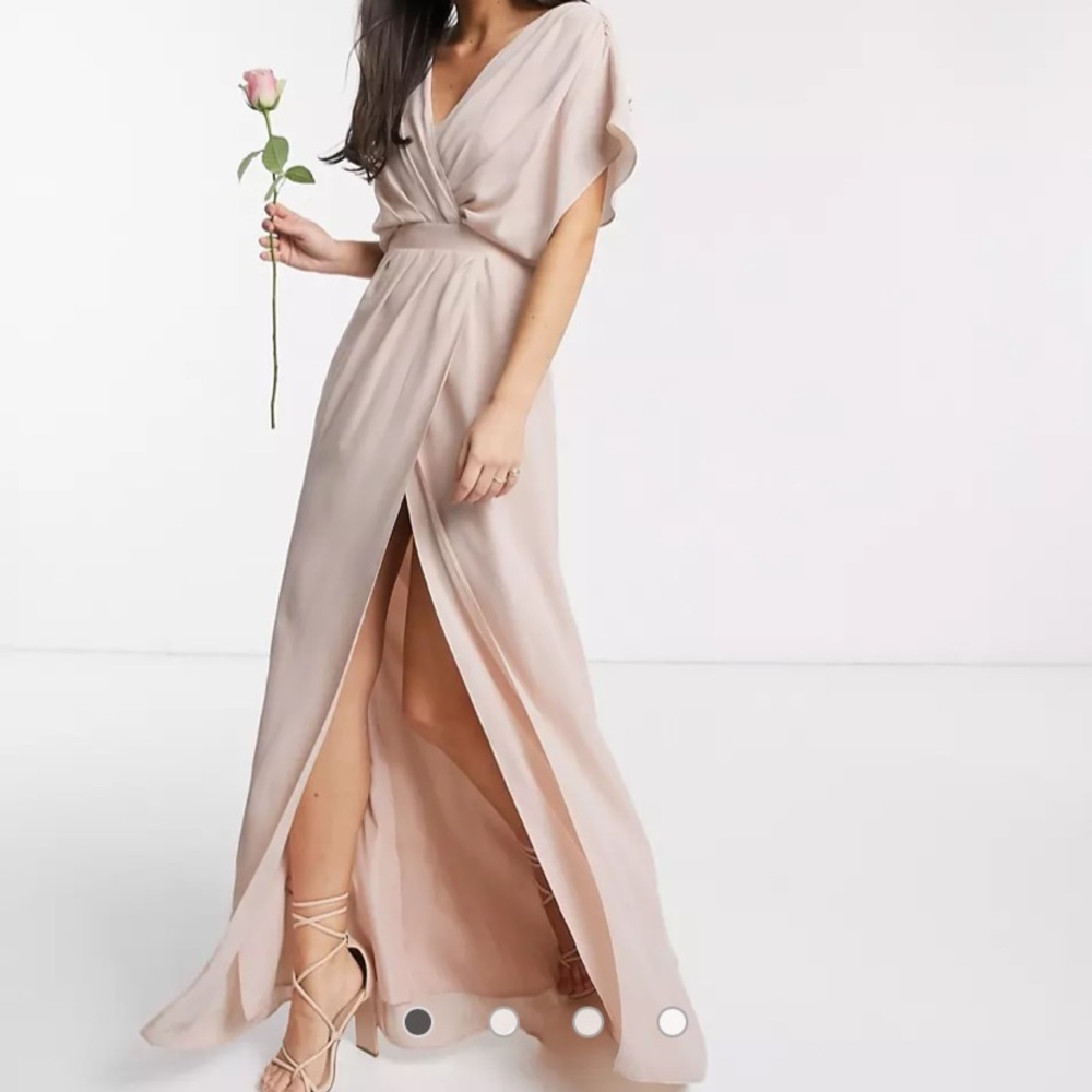 ASOS pink dress